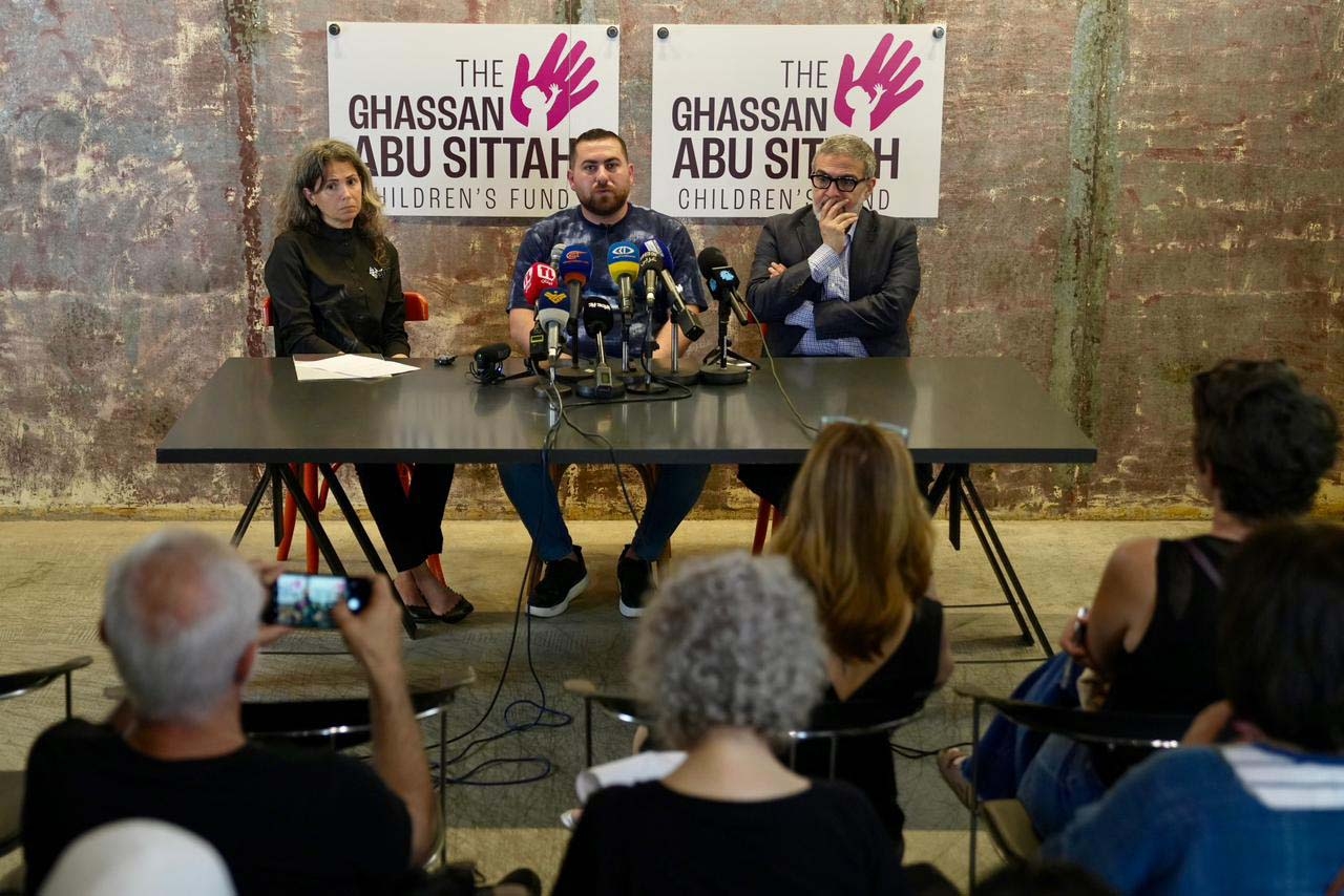 Ghassan Abu Sittah Children's Fund press conference