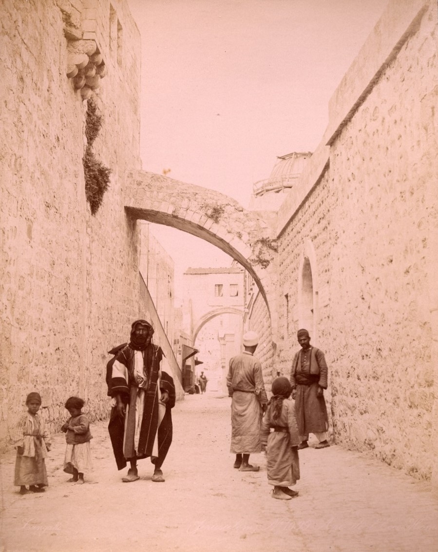 Arch of Pilate on Via Dolorosa in Al Quds.